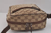 Authentic GUCCI Shoulder Cross Body Bag GG Canvas Leather 031362 Brown 6354J