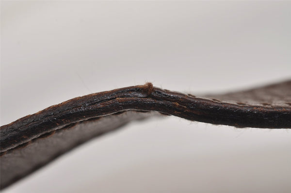 Authentic GUCCI Shoulder Cross Body Bag GG Canvas Leather 031362 Brown 6354J