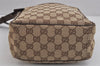 Authentic GUCCI Shoulder Cross Body Bag GG Canvas Leather 031362 Brown 6354J