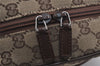Authentic GUCCI Shoulder Cross Body Bag GG Canvas Leather 031362 Brown 6354J