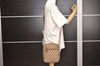 Authentic GUCCI Shoulder Cross Body Bag GG Canvas Leather 031362 Brown 6354J