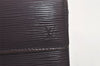 Auth Louis Vuitton Epi Portefeuille Sarah Long Wallet Purple M6374L LV 6356K