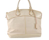 Authentic Louis Vuitton Suhali Lockit MM Hand Bag White M91874 LV 6359K