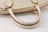 Authentic Louis Vuitton Suhali Lockit MM Hand Bag White M91874 LV 6359K