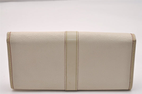 Authentic Louis Vuitton Suhali Portofeuil Le Favori Wallet White M95646 LV 6360J