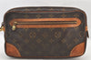 Authentic Louis Vuitton Monogram Marly Dragonne GM M51825 Clutch Hand Bag 6361K