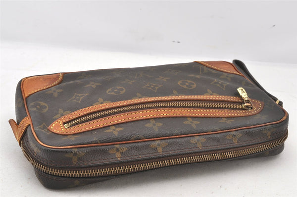 Authentic Louis Vuitton Monogram Marly Dragonne GM M51825 Clutch Hand Bag 6361K