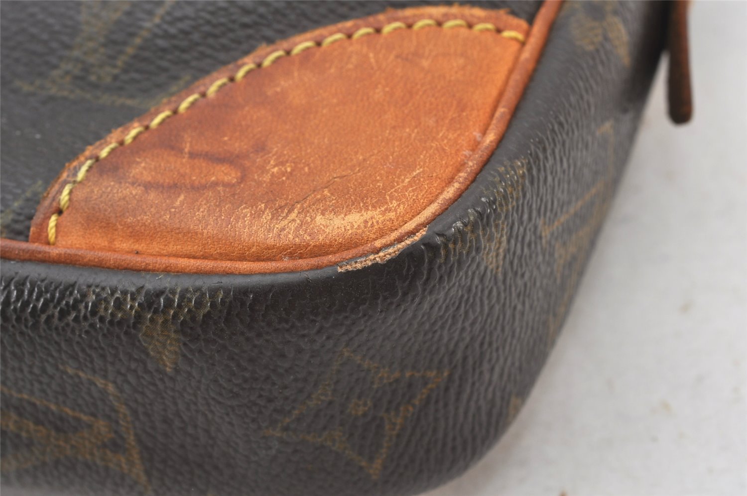 Authentic Louis Vuitton Monogram Marly Dragonne GM M51825 Clutch Hand Bag 6361K