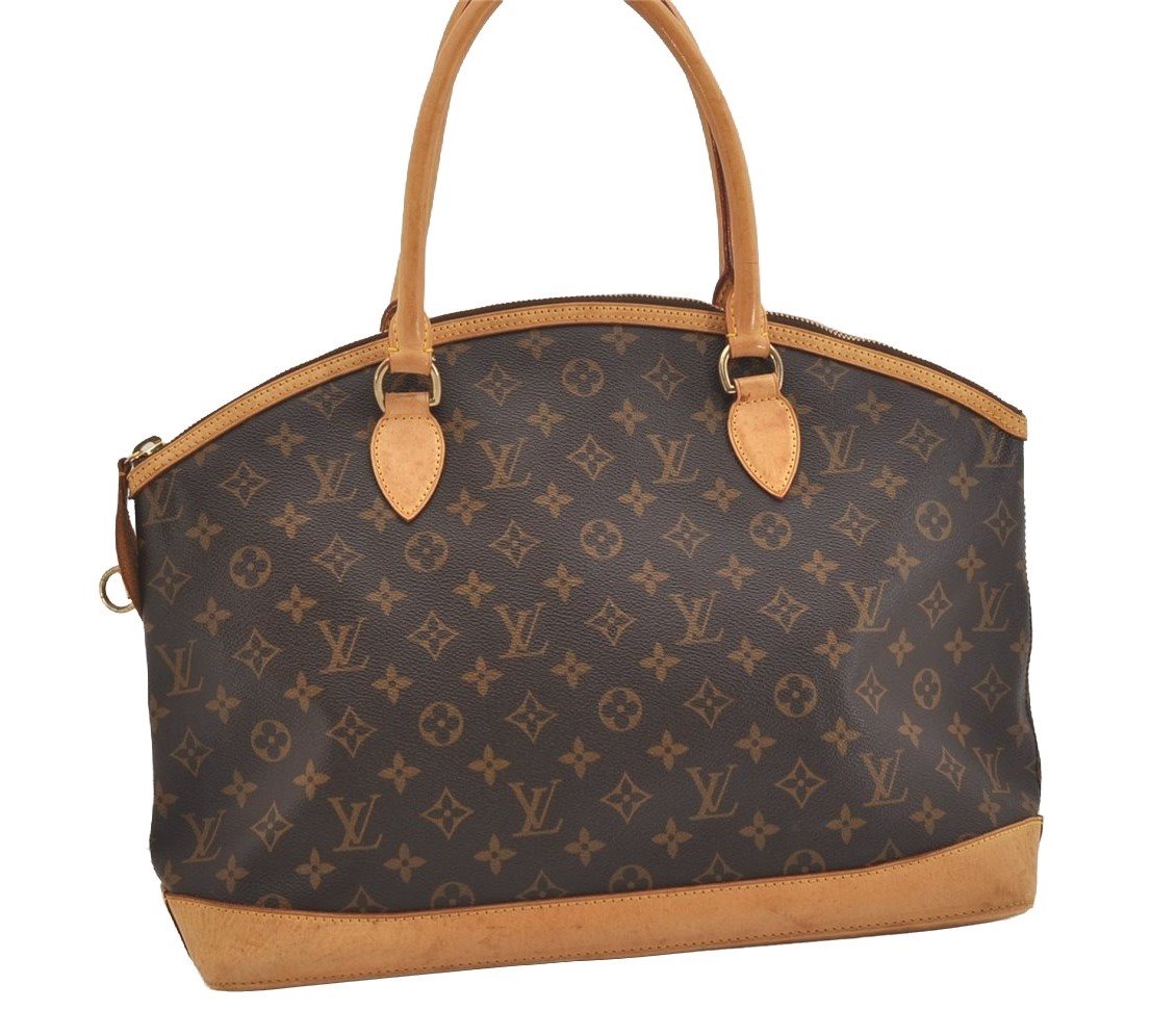 Authentic Louis Vuitton Monogram Lockit Horizontal Shoulder Bag M40104 LV 6363J