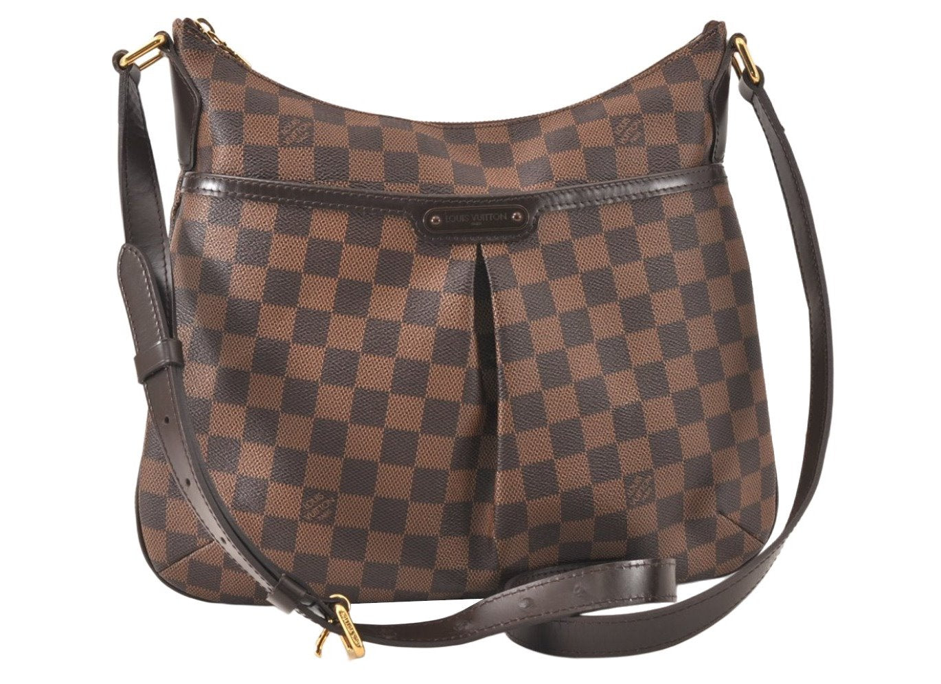 Authentic Louis Vuitton Damier Bloomsbury PM Shoulder Cross Bag N42251 LV 6365K