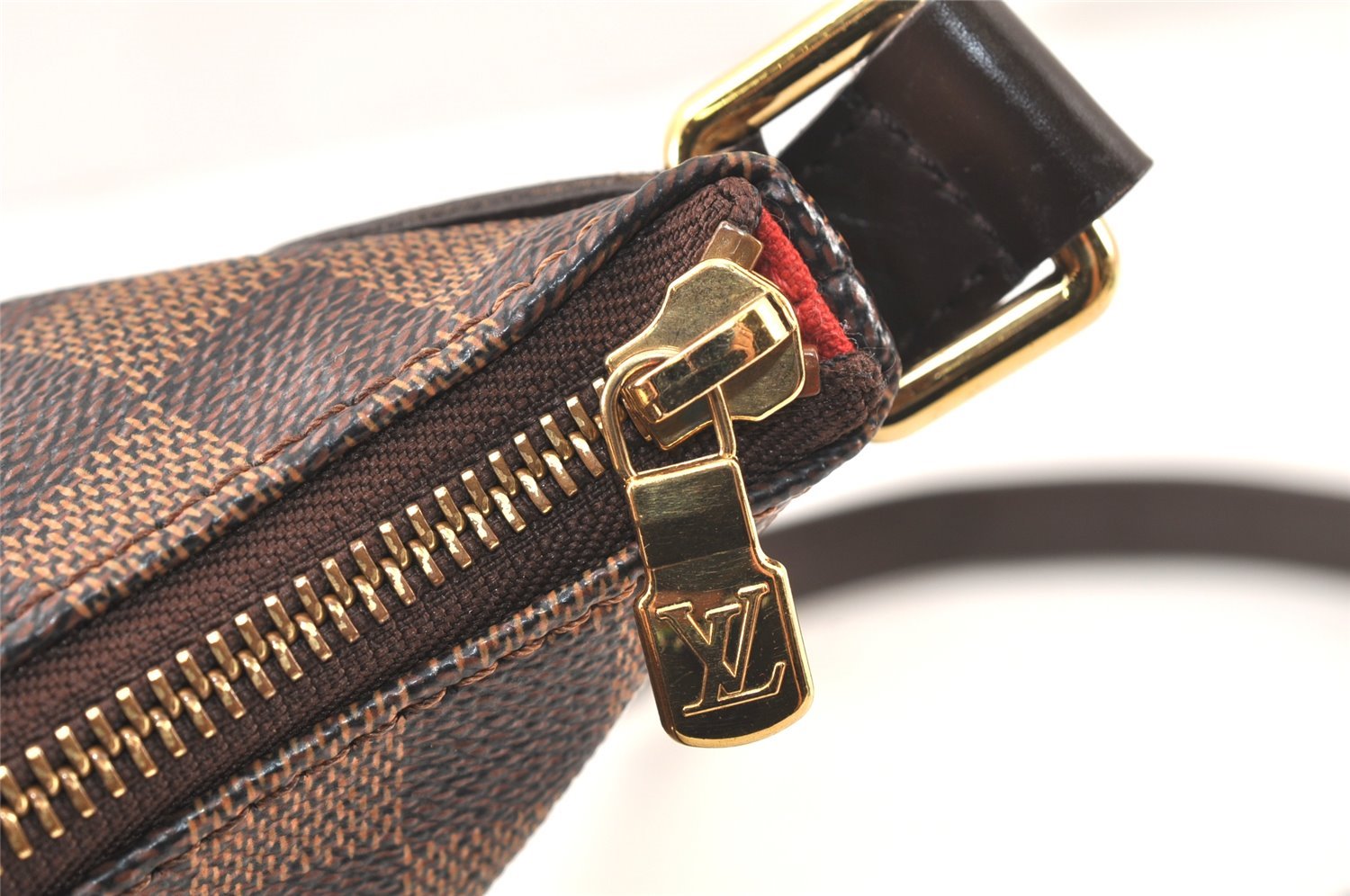 Authentic Louis Vuitton Damier Bloomsbury PM Shoulder Cross Bag N42251 LV 6365K