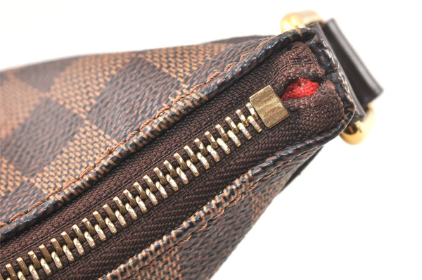 Authentic Louis Vuitton Damier Bloomsbury PM Shoulder Cross Bag N42251 LV 6365K