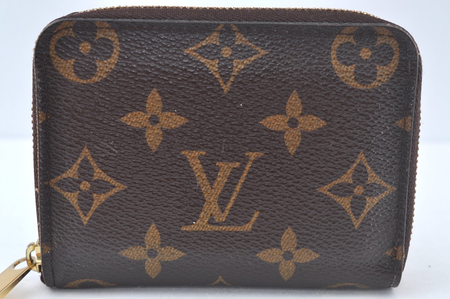 Authentic Louis Vuitton Monogram Zippy Coin Purse Case M60067 LV Box 6366J