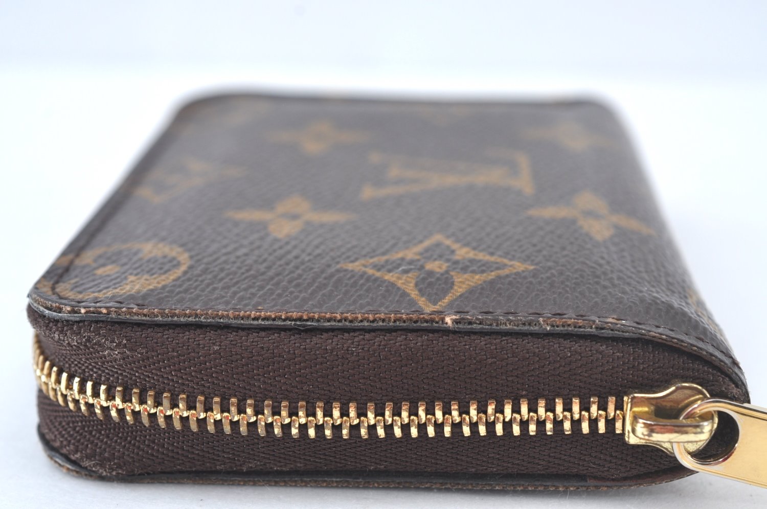 Authentic Louis Vuitton Monogram Zippy Coin Purse Case M60067 LV Box 6366J