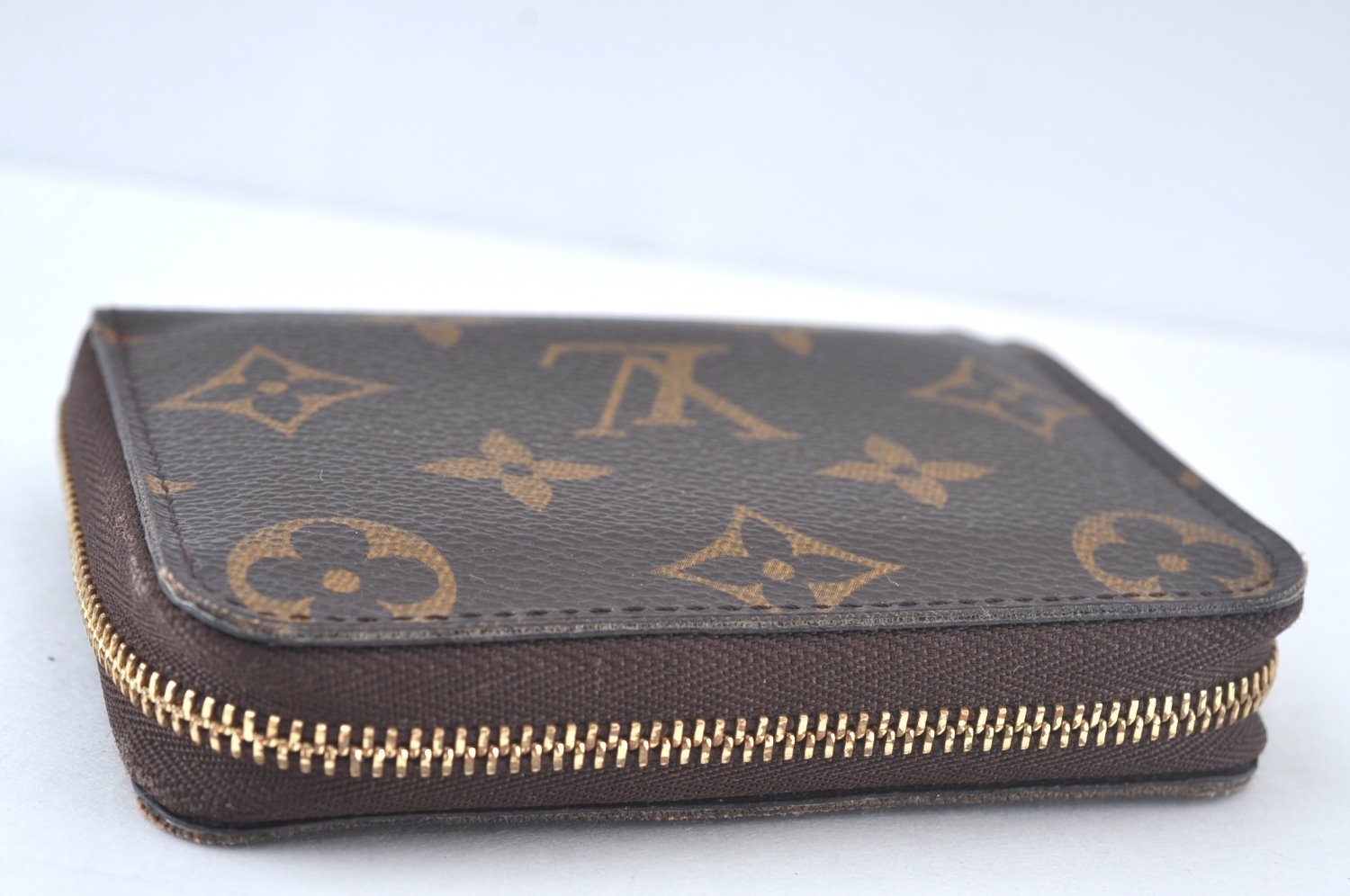 Authentic Louis Vuitton Monogram Zippy Coin Purse Case M60067 LV Box 6366J
