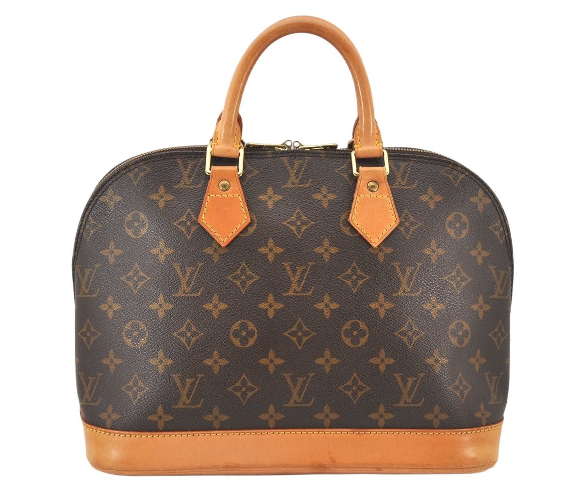 Authentic Louis Vuitton Monogram Alma Hand Bag Purse M51130 LV 6366K