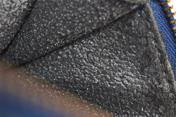 Authentic Louis Vuitton Epi Pochette Accessoires Pouch Blue M52945 LV Junk 6367I