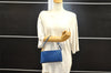 Authentic Louis Vuitton Epi Pochette Accessoires Pouch Blue M52945 LV Junk 6367I