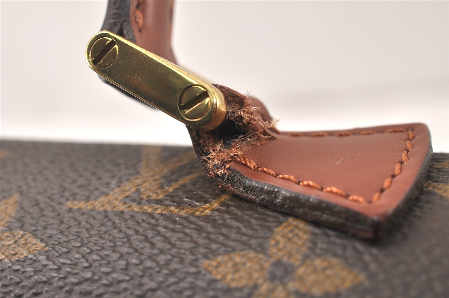 Authentic Louis Vuitton Monogram Concorde Hand Bag Purse M51190 LV 6367K