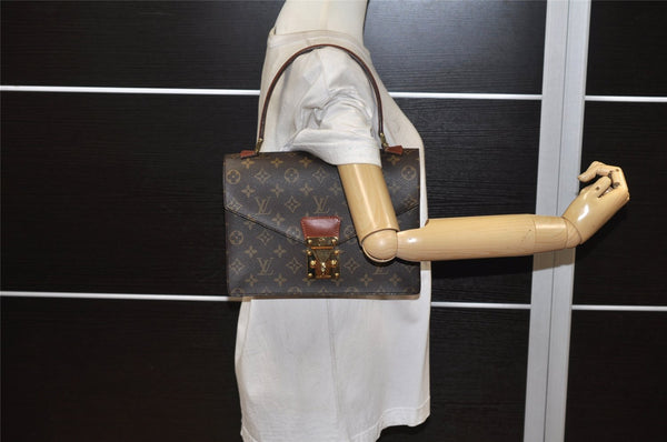 Authentic Louis Vuitton Monogram Concorde Hand Bag Purse M51190 LV 6367K