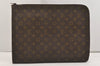 Authentic Louis Vuitton Monogram Poche Documents Document Case Old Model 6368J