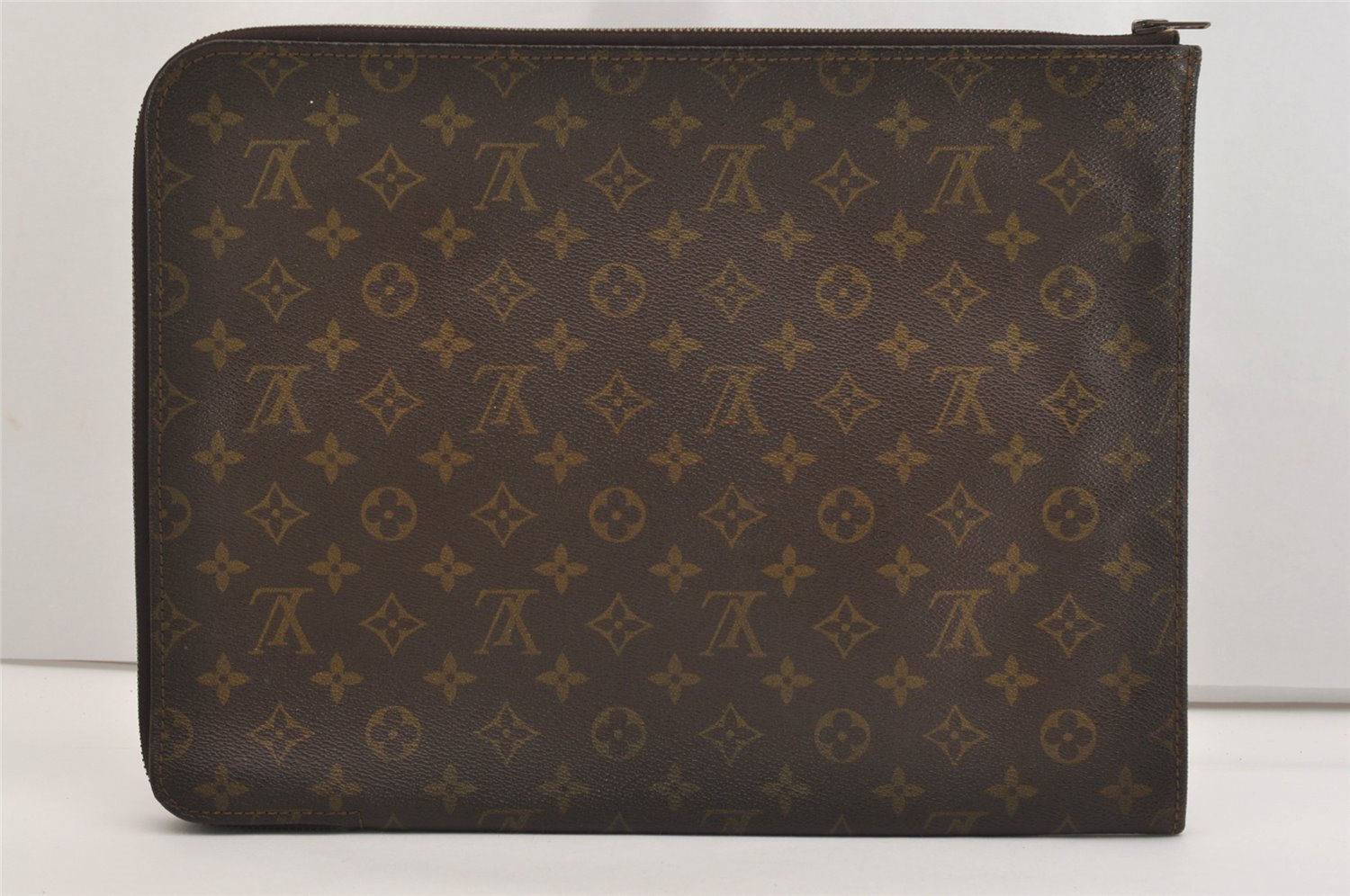 Authentic Louis Vuitton Monogram Poche Documents Document Case Old Model 6368J