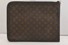 Authentic Louis Vuitton Monogram Poche Documents Document Case Old Model 6368J