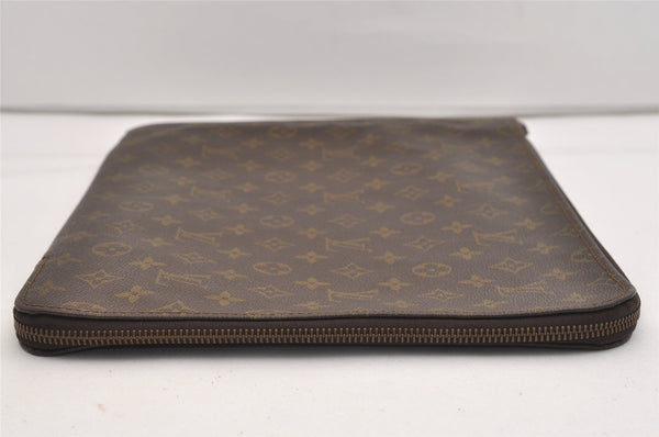 Authentic Louis Vuitton Monogram Poche Documents Document Case Old Model 6368J