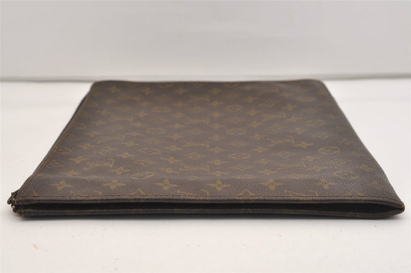 Authentic Louis Vuitton Monogram Poche Documents Document Case Old Model 6368J