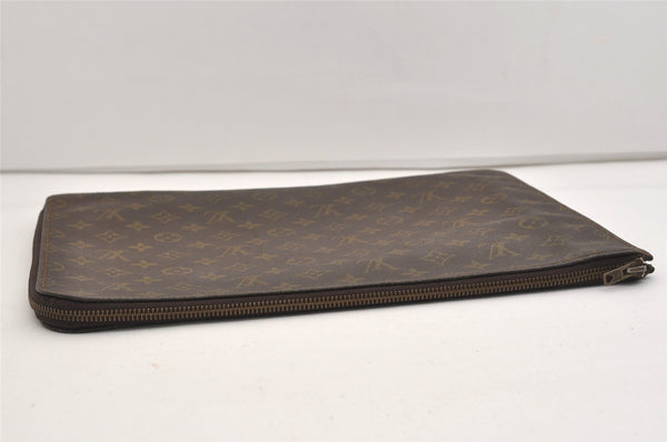 Authentic Louis Vuitton Monogram Poche Documents Document Case Old Model 6368J