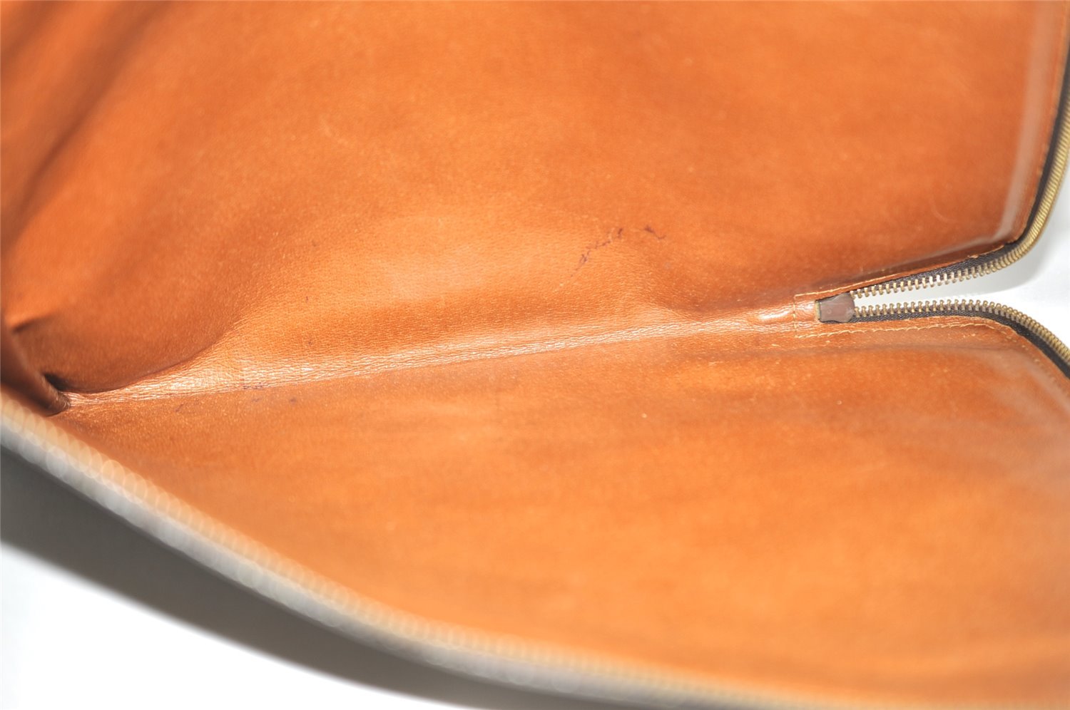 Authentic Louis Vuitton Monogram Poche Documents Document Case Old Model 6368J