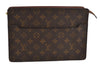Authentic Louis Vuitton Monogram Pochette Homme Clutch Hand Bag M51795 LV 6370J