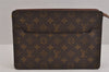 Authentic Louis Vuitton Monogram Pochette Homme Clutch Hand Bag M51795 LV 6370J