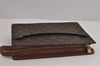 Authentic Louis Vuitton Monogram Pochette Homme Clutch Hand Bag M51795 LV 6370J