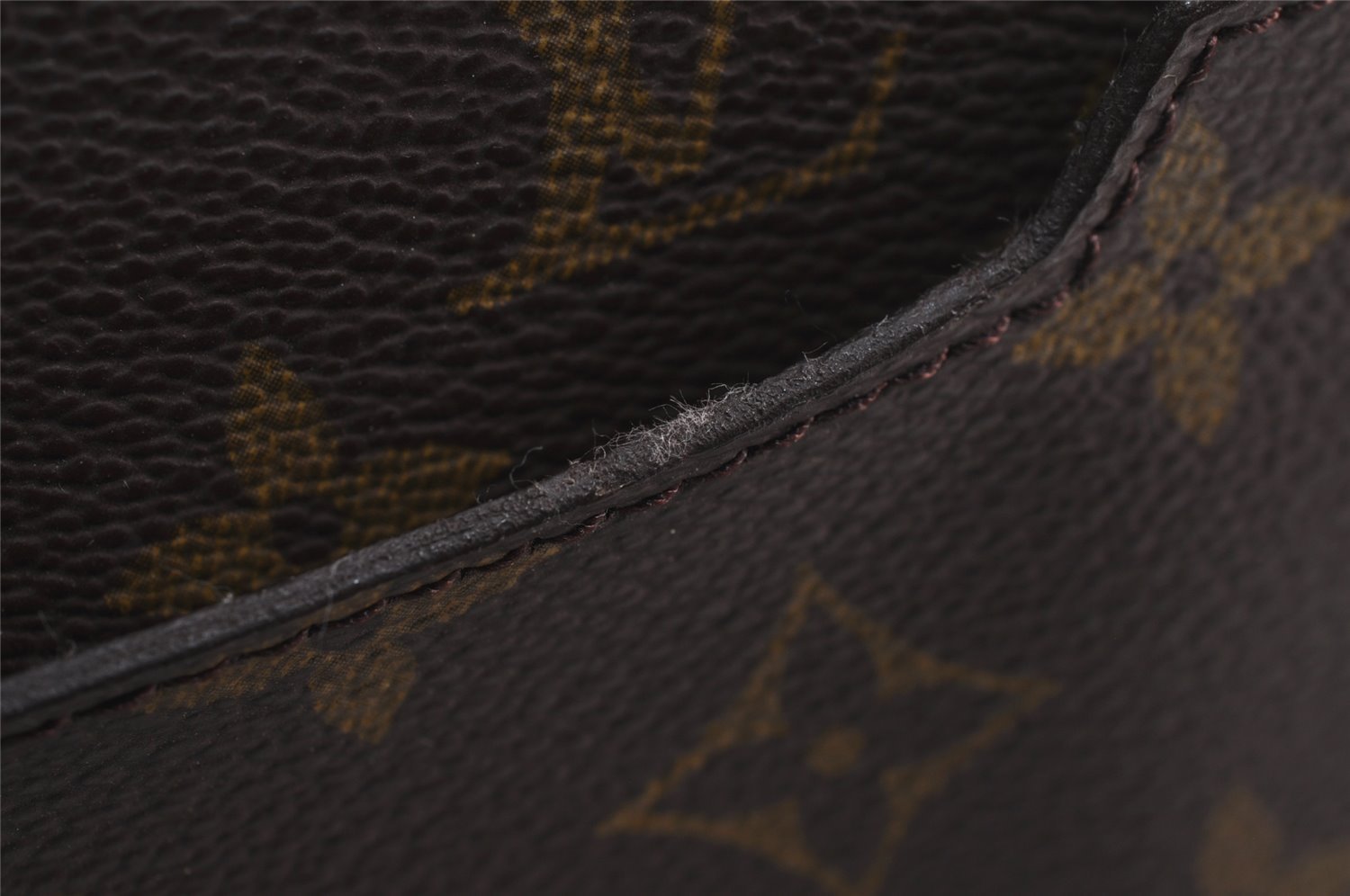 Authentic Louis Vuitton Monogram Pochette Homme Clutch Hand Bag M51795 LV 6370J