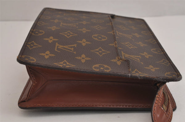 Authentic Louis Vuitton Monogram Pochette Homme Clutch Hand Bag M51795 LV 6371J