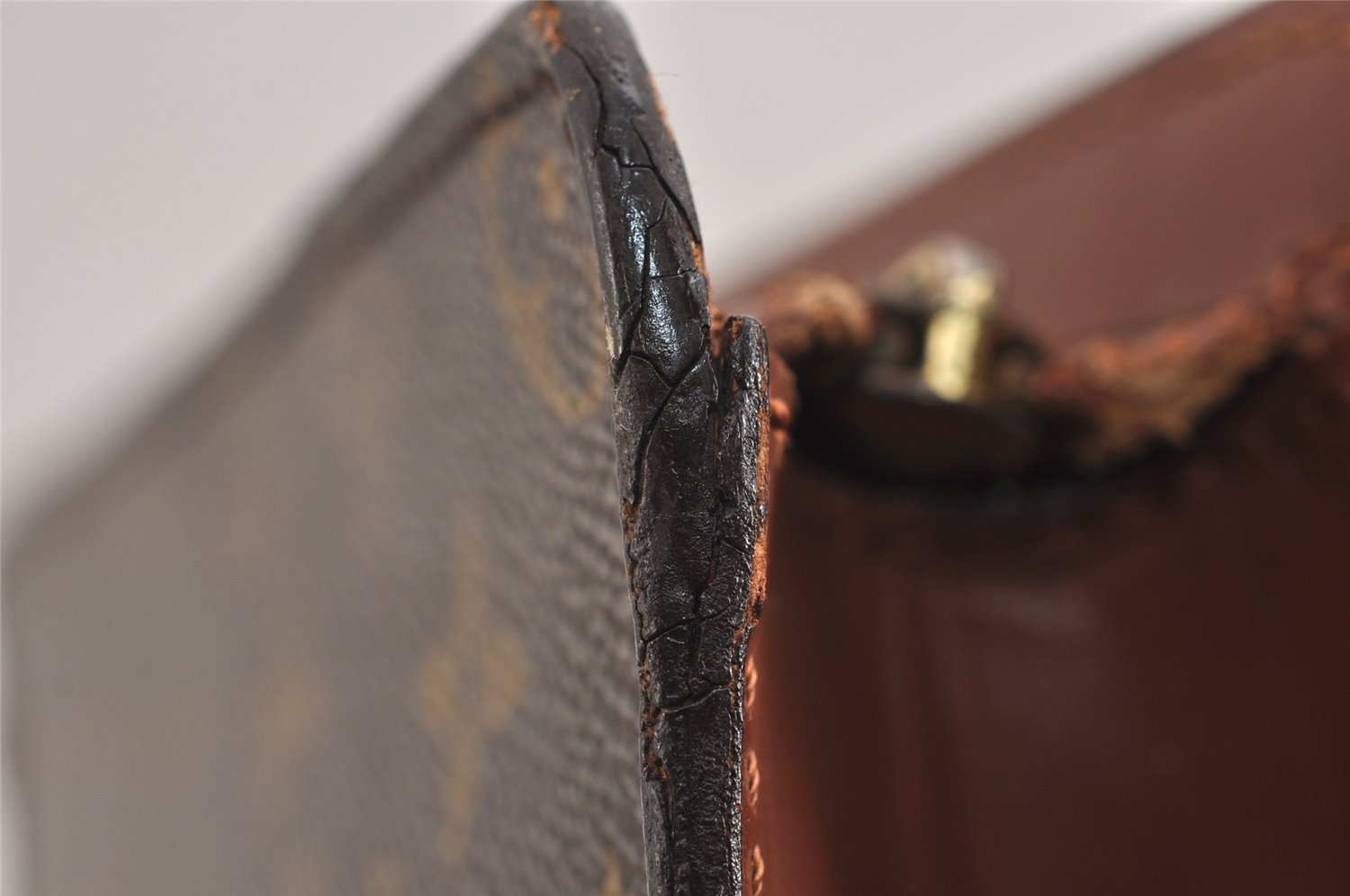 Authentic Louis Vuitton Monogram Pochette Homme Clutch Hand Bag M51795 LV 6371J