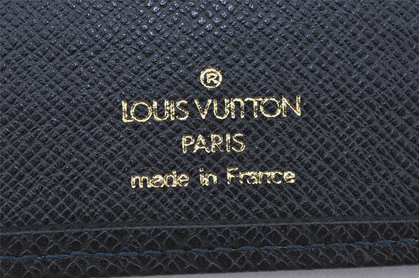 Auth Louis Vuitton Taiga Porte Chequier Cartes Credit Wallet M30414 Green 6371K