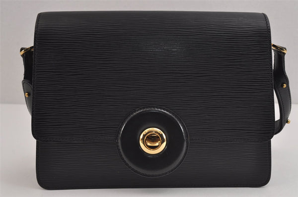 Authentic Louis Vuitton Epi Friedland Shoulder Cross Bag Black M52402 LV 6372J