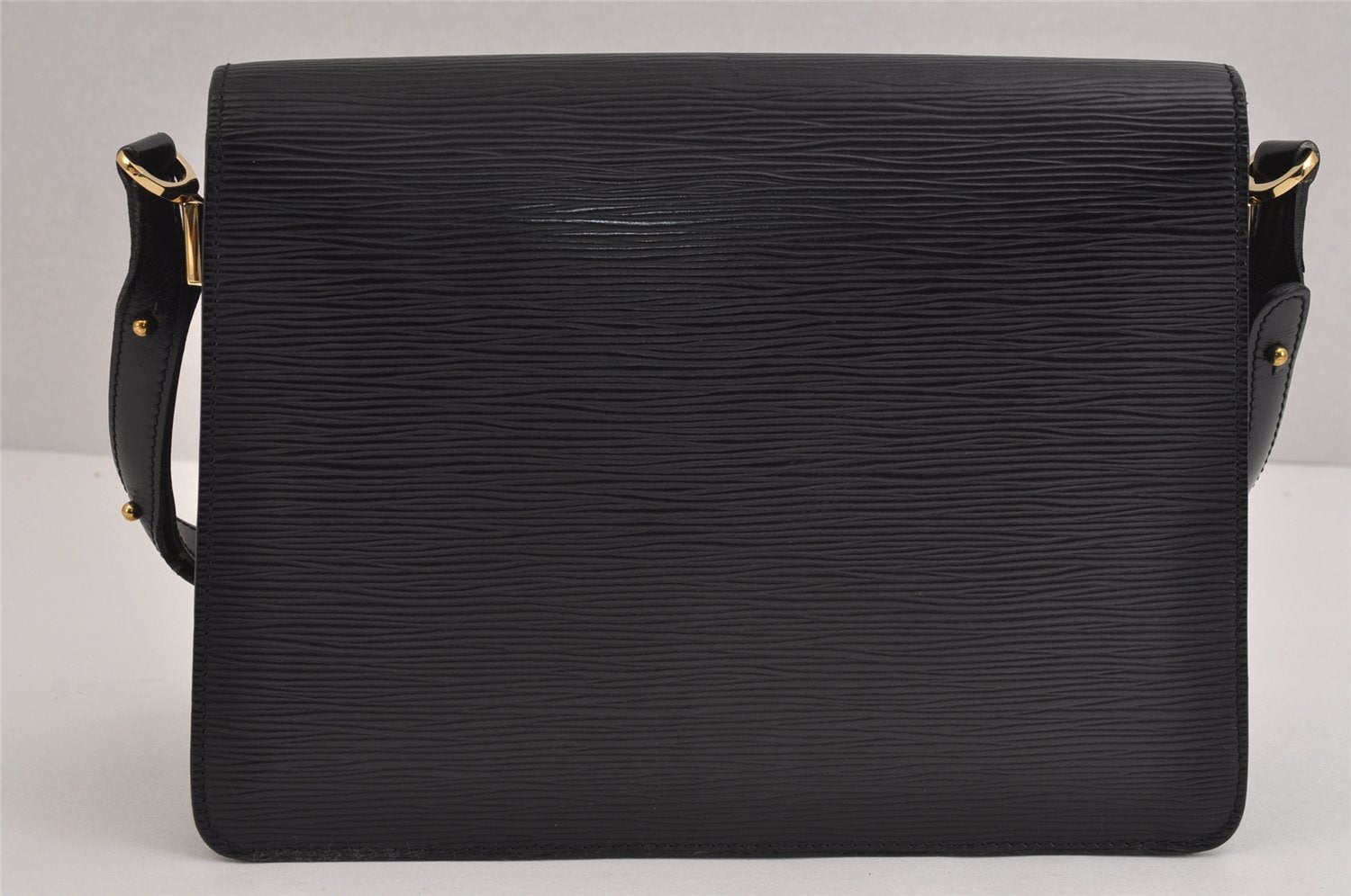 Authentic Louis Vuitton Epi Friedland Shoulder Cross Bag Black M52402 LV 6372J