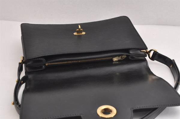 Authentic Louis Vuitton Epi Friedland Shoulder Cross Bag Black M52402 LV 6372J