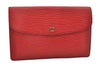 Authentic Louis Vuitton Epi Montaigne 27 Clutch Hand Bag Red M52657 LV 6373J