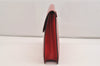 Authentic Louis Vuitton Epi Montaigne 27 Clutch Hand Bag Red M52657 LV 6373J