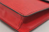 Authentic Louis Vuitton Epi Montaigne 27 Clutch Hand Bag Red M52657 LV 6373J