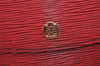 Authentic Louis Vuitton Epi Montaigne 27 Clutch Hand Bag Red M52657 LV 6373J