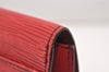 Authentic Louis Vuitton Epi Montaigne 27 Clutch Hand Bag Red M52657 LV 6373J