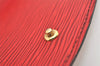 Authentic Louis Vuitton Epi Montaigne 27 Clutch Hand Bag Red M52657 LV 6373J