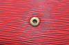 Authentic Louis Vuitton Epi Montaigne 27 Clutch Hand Bag Red M52657 LV 6373J