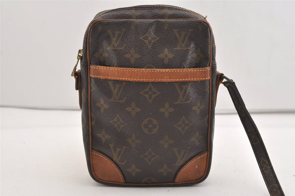 Authentic Louis Vuitton Monogram Danube Shoulder Cross Bag M45266 Junk 6375J