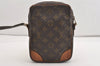 Authentic Louis Vuitton Monogram Danube Shoulder Cross Bag M45266 Junk 6375J